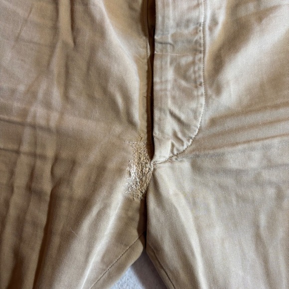 RRL Ralph Lauren Supply Military Officers Field Trousers Khaki Cotton Men 40x28 - Picture 3 of 13